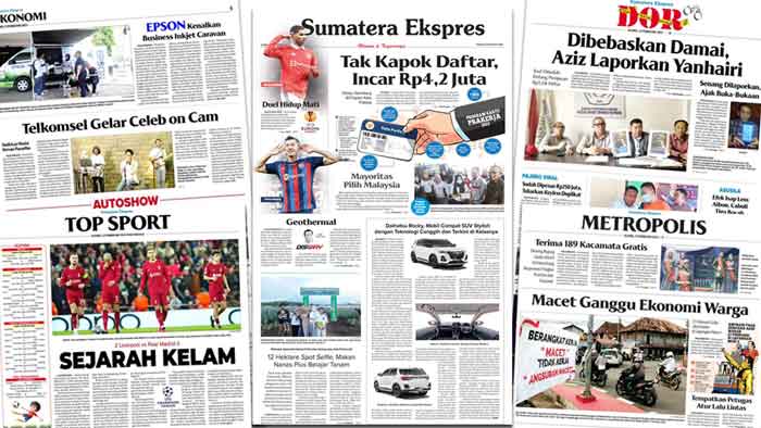 Baca Sumatera Ekspres Edisi 23 Februari 2023