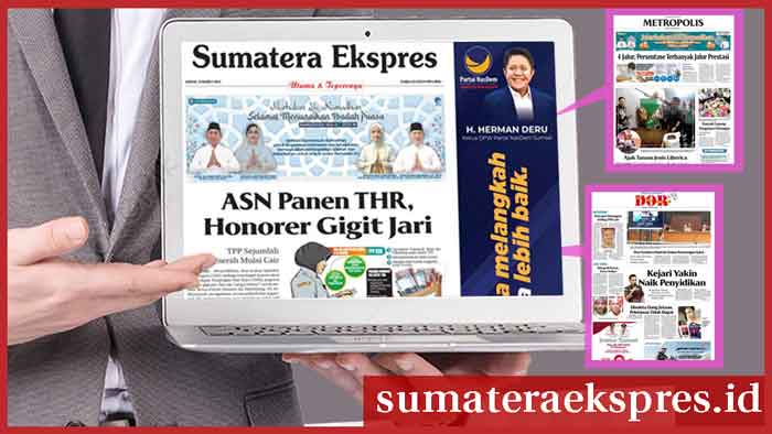 Baca Sumatera Ekspres Edisi 31 Maret 2023