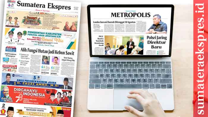 Koran Sumatera Ekspres Edisi, Sabtu 05 Agustus 2023