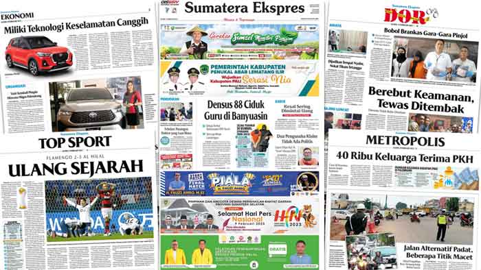 Sumatera Ekspres Edisi 9 Februari 2023