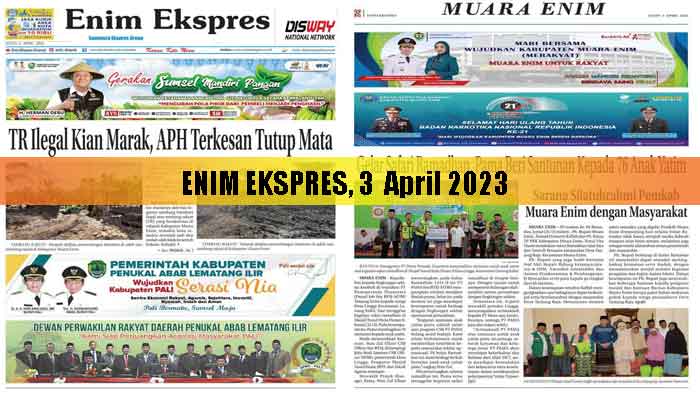 Baca Enim Ekspres Edisi 03 April 2023