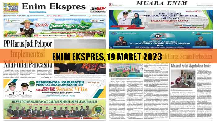 Baca Enim Ekspres Edisi 19 Maret 2023