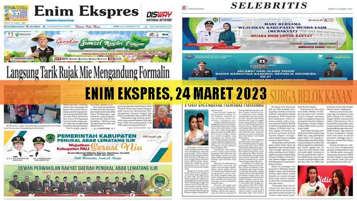 Baca Enim Ekspres Edisi 24 Maret 2023