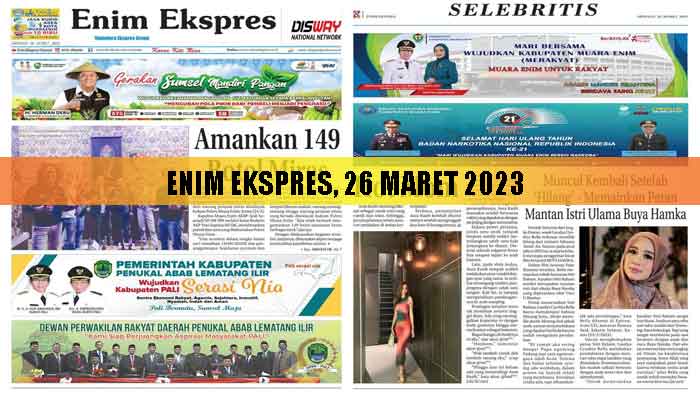 Baca Enim Ekspres Edisi 26 Maret 2023