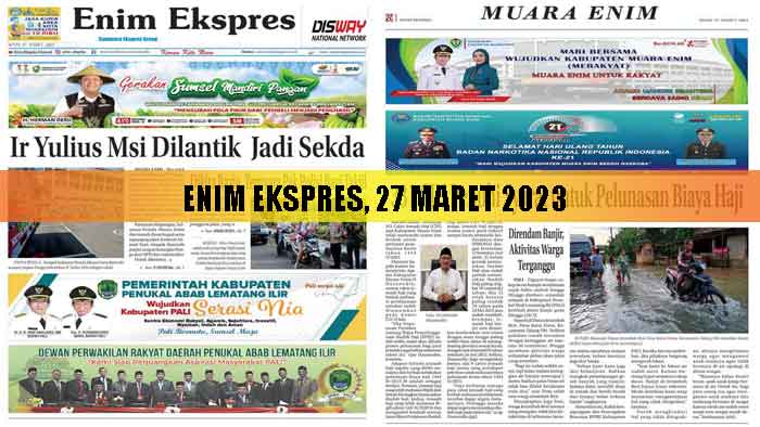 Baca Enim Ekspres Edisi 27 Maret 2023