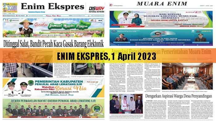 Baca Enim Ekspres Edisi 01 April 2023