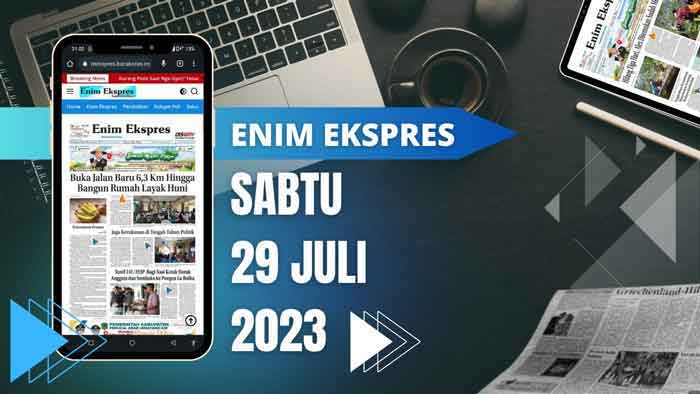 Koran Enim Ekspres Edisi, Minggu 20 Agustus 2023