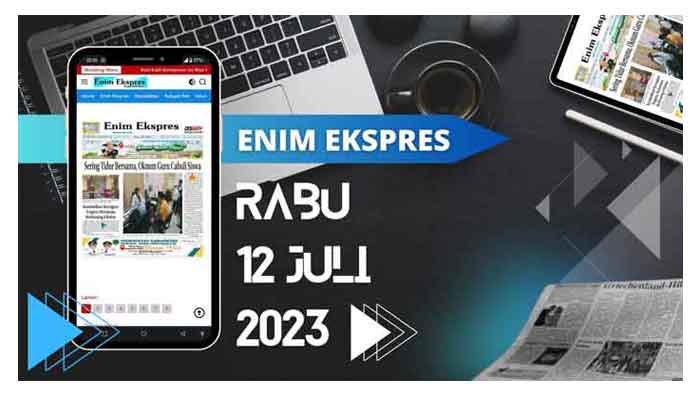 Koran Enim Ekspres Edisi, Rabu 02 Agustus  2023
