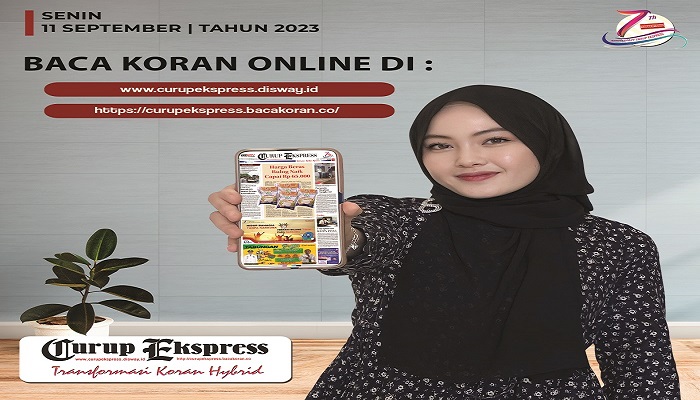 Koran Curup Ekspress Edisi, Senin 11  September 2023