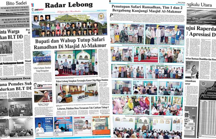 Baca Radar Lebong Edisi Senin 17 April 2023