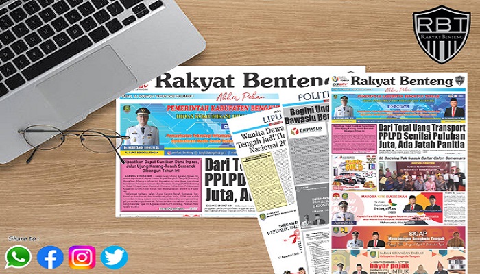 Koran Rakyat Benteng Edisi, Sabtu 19 Agustus 2023