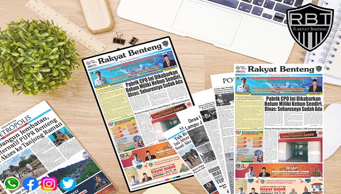 Koran Rakyat Benteng Edisi, Senin 31 Juli 2023