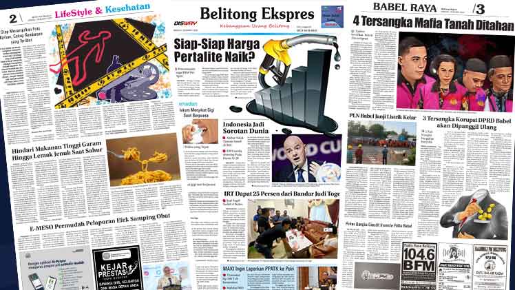 Baca Belitong Ekspres Edisi 26 Maret 2023