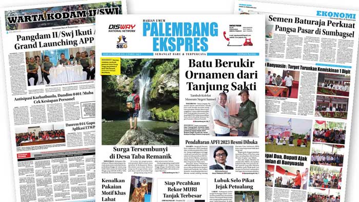 Baca Palembang Ekspres Edisi Kamis, 23 Februari 2023