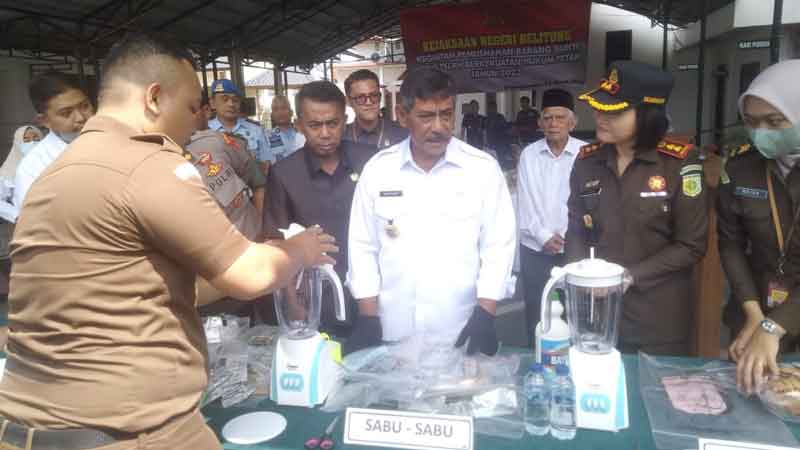 614,9397 Gram Sabu Dimusnahkan