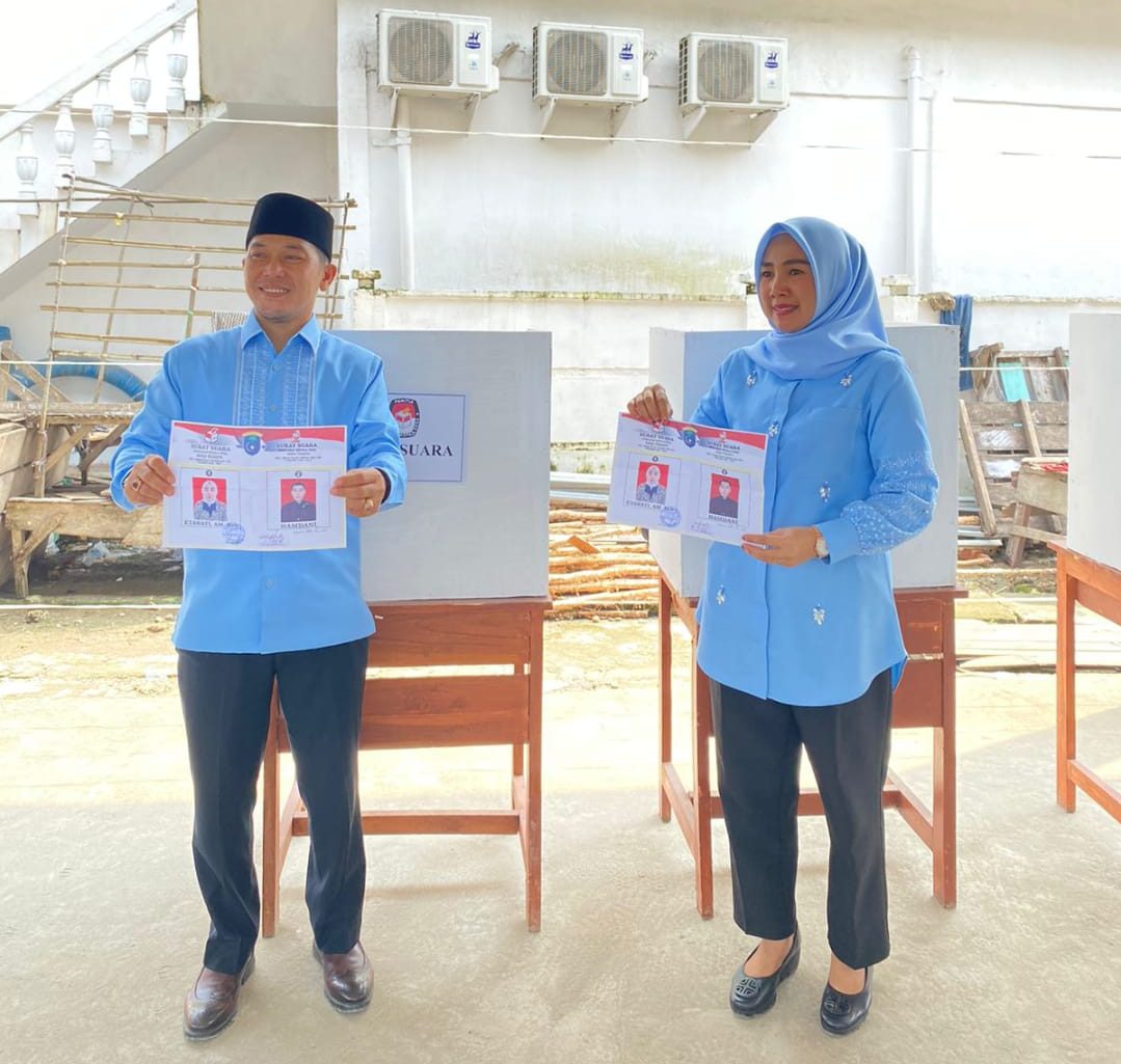 Pilkades OKI, Teman di Kamar jadi ‘Lawan’ di Bilik  Suara