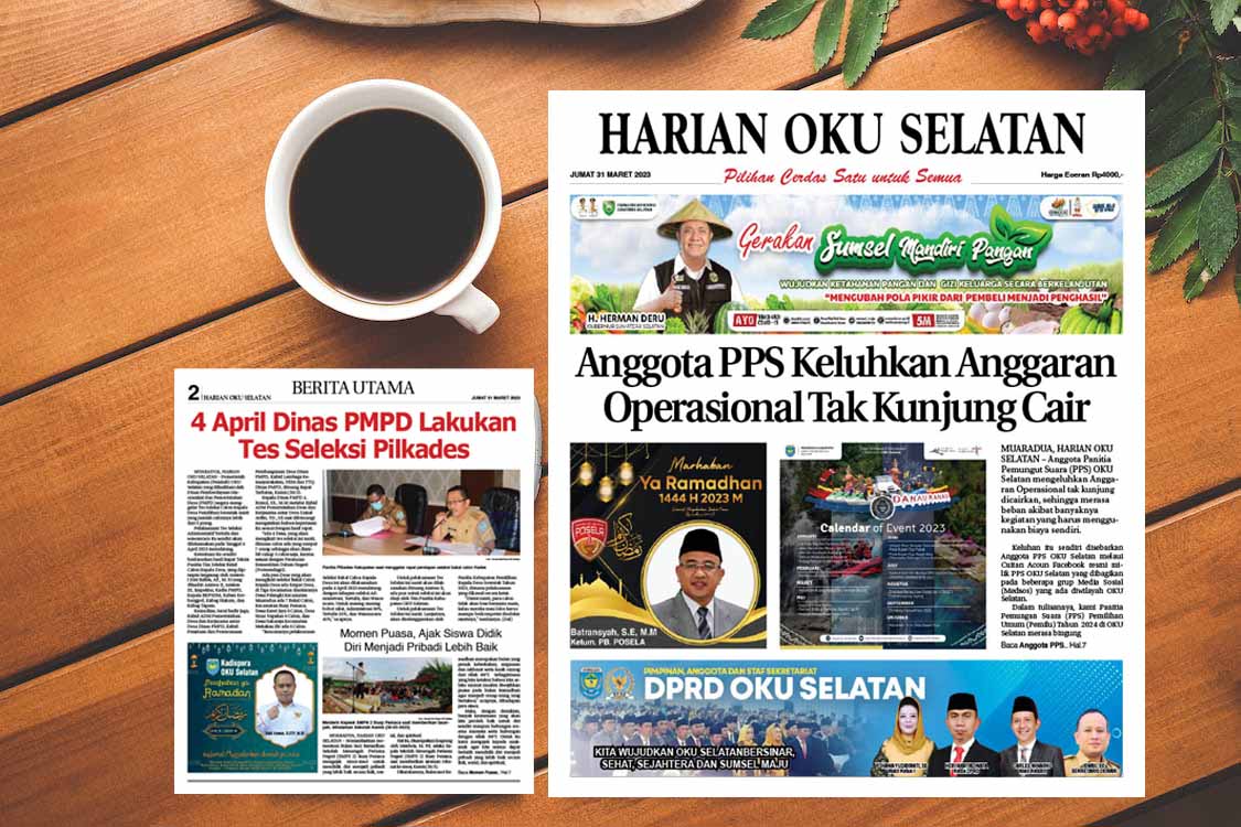 BACA HARIAN OKU SELATAN EDISI 31 MARET 2023