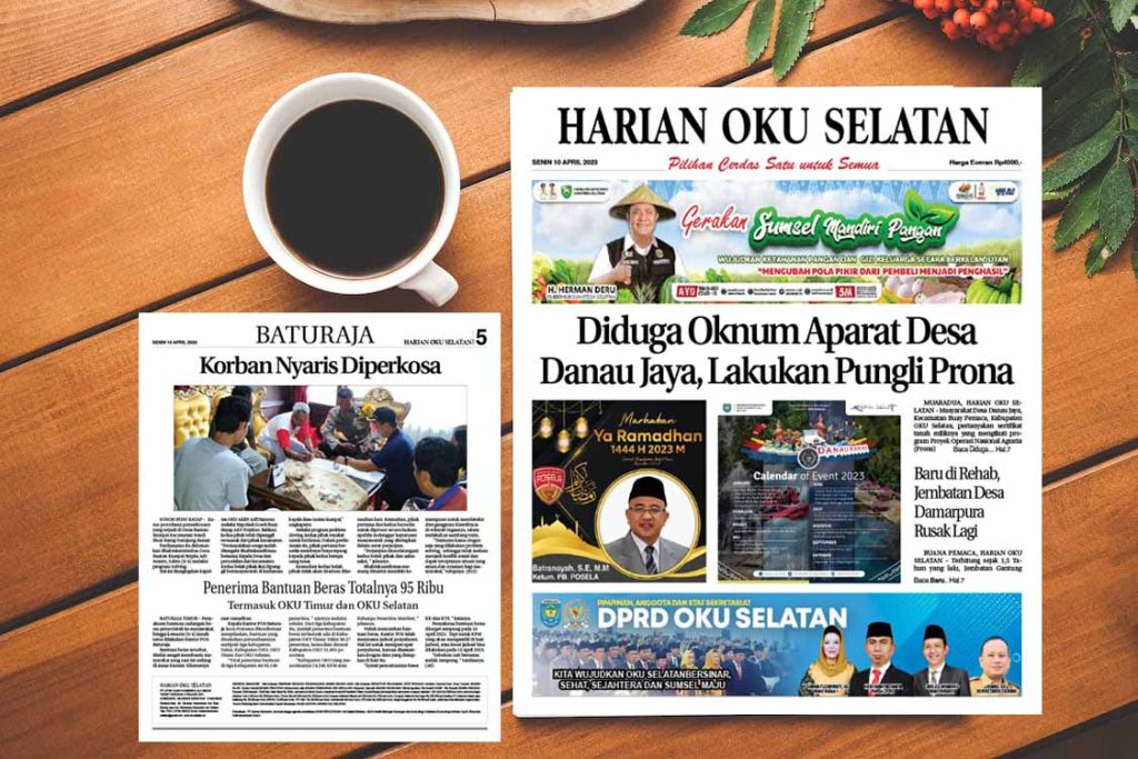 BACA HARIAN OKU SELATAN EDISI 10 April 2023