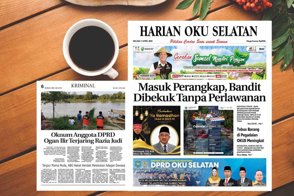 BACA HARIAN OKU SELATAN EDISI 11 April 2023
