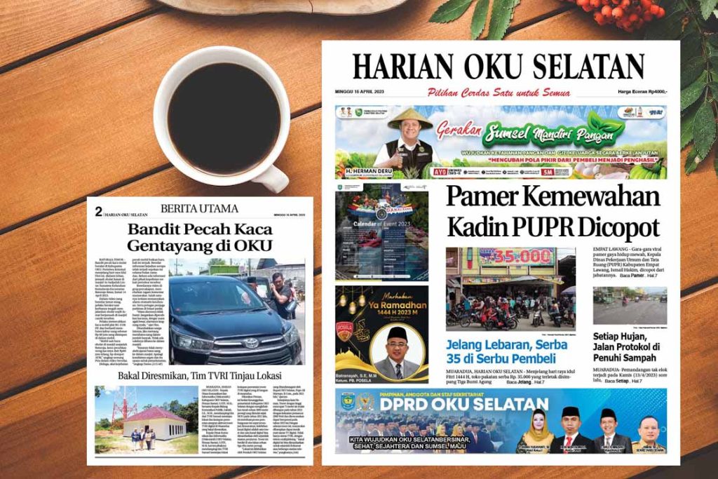 BACA HARIAN OKU SELATAN EDISI 16 April 2023