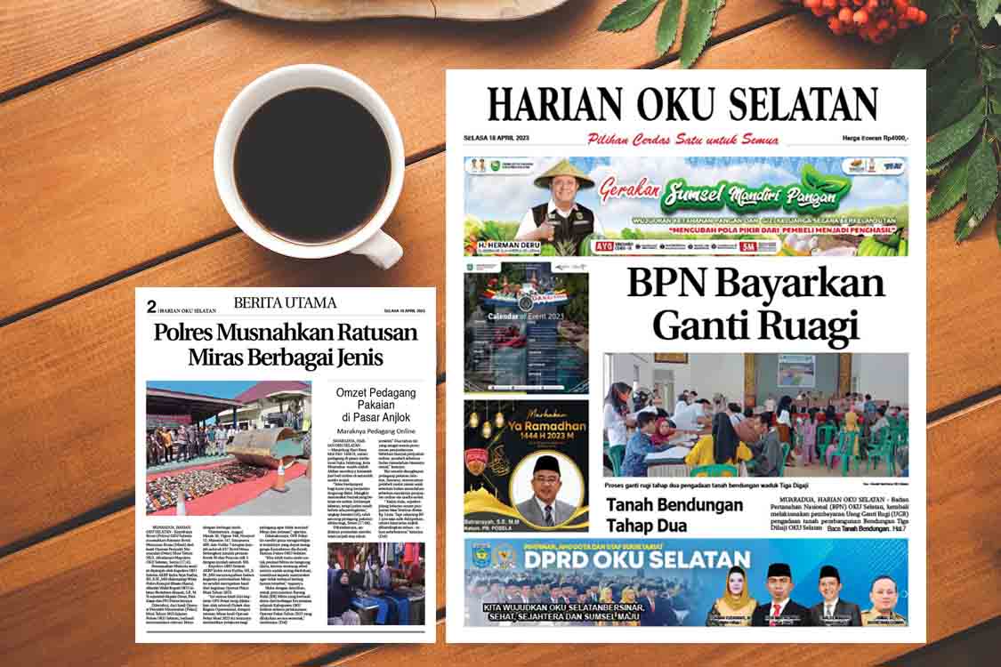 BACA HARIAN OKU SELATAN EDISI 18 April 2023
