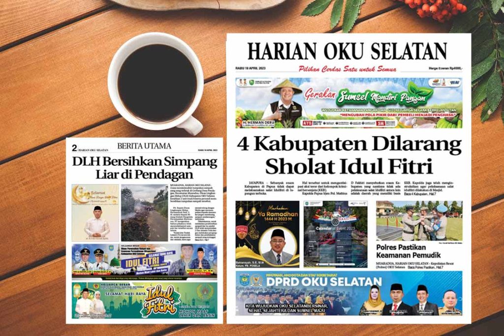 BACA HARIAN OKU SELATAN EDISI 19 April 2023