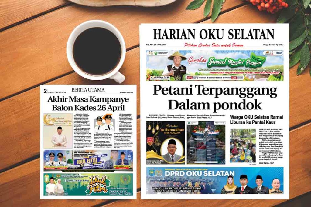BACA HARIAN OKU SELATAN EDISI 25 April 2023