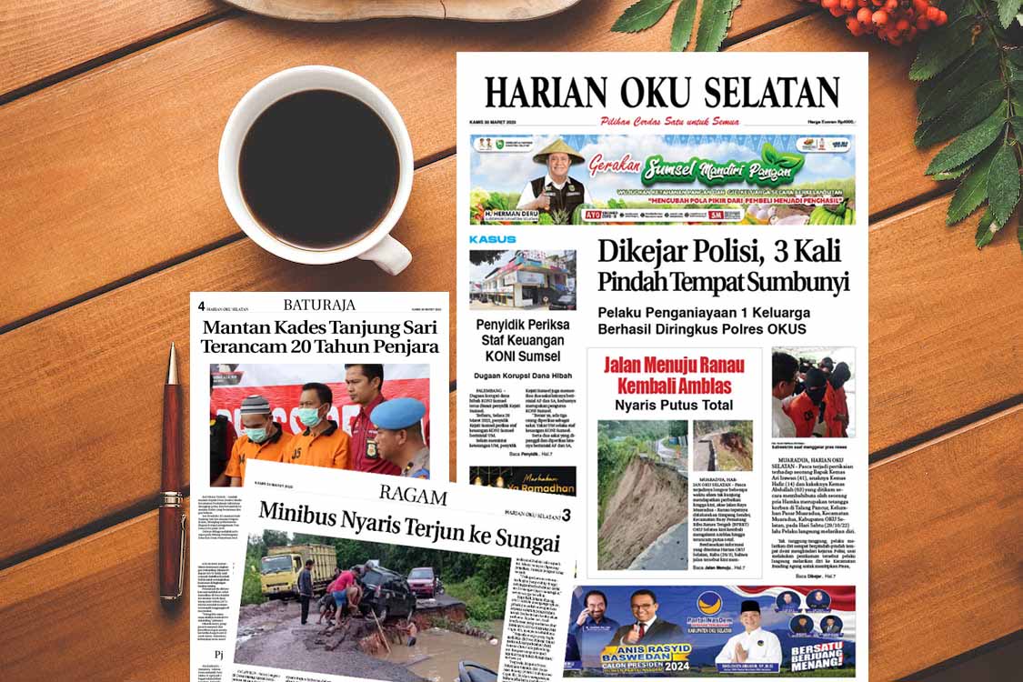 BACA HARIAN OKU SELATAN EDISI 30 MARET 2023
