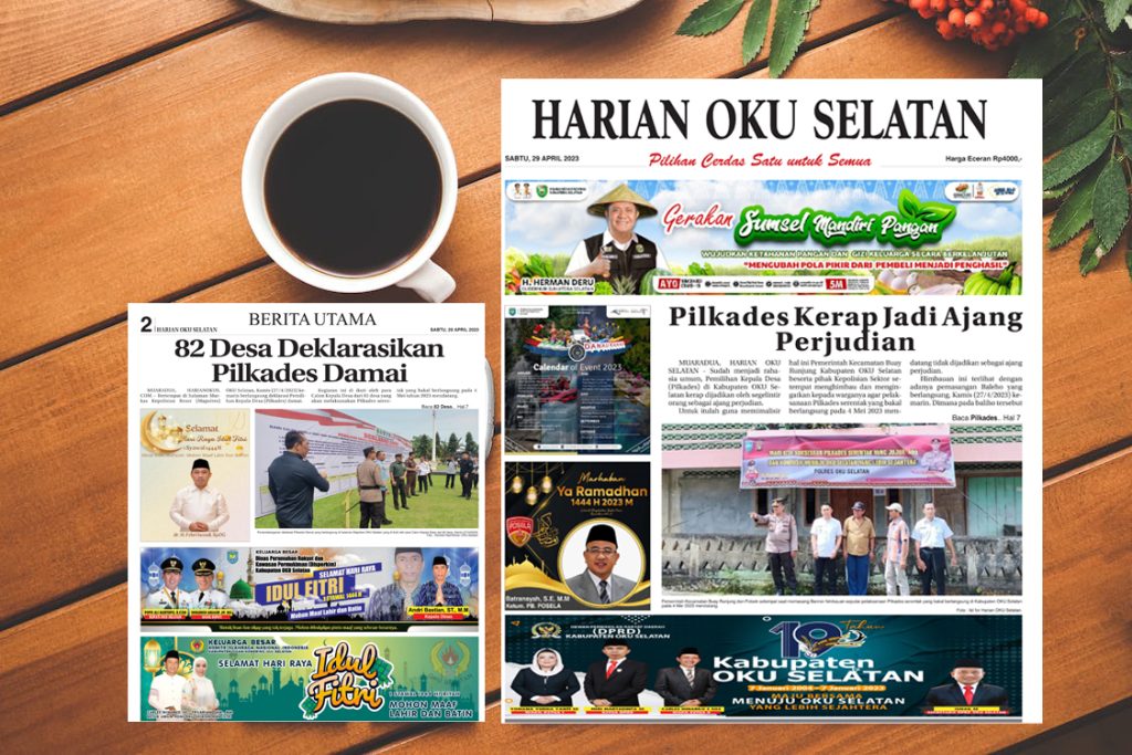 BACA HARIAN OKU SELATAN EDISI 29 April 2023