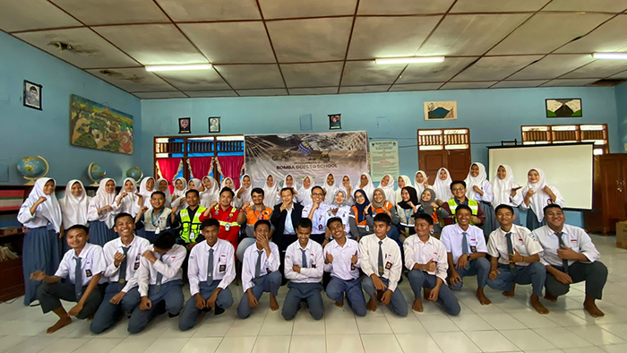Bomba Grup Bekali Siswa Ilmu Pertambangan