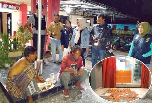 ODGJ Pecahkan Kaca ATM BNI