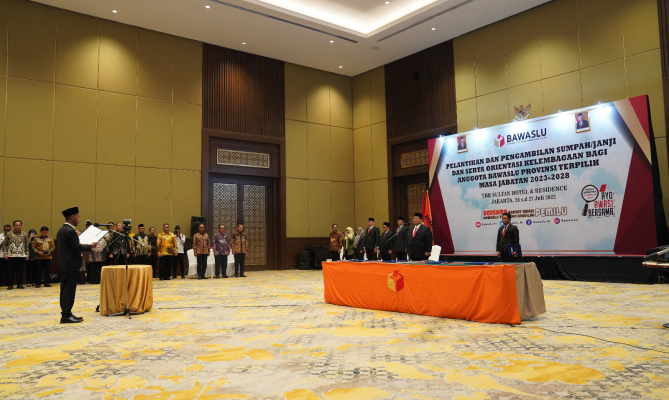 Ingat, Anggota Bawaslu Provinsi Harus Bekerja Sesuai Undang-Undang dan Intens Komunikasi