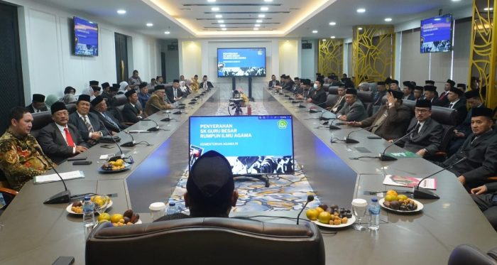 100 Dosen UIN Resmi Profesor, 3 Diantaranya dari  UIN Raden Fatah Palembang