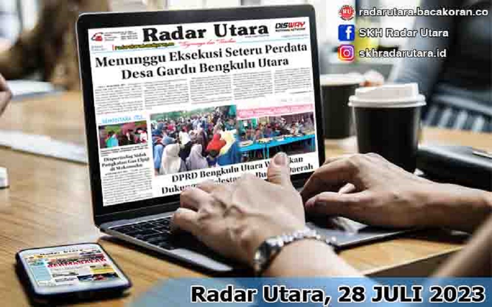 Koran Radar Utara Edisi, Jum’at 28 Juli 2023