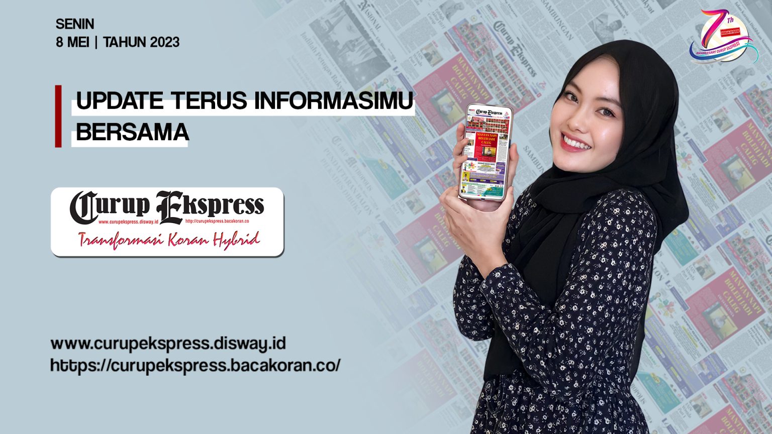 BACA CURUP EKSPRESS  EDISI SENIN 08 MEI 2023