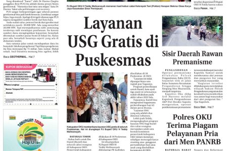 BACA OKU EKSPRES EDISI, 24 Februari 2023