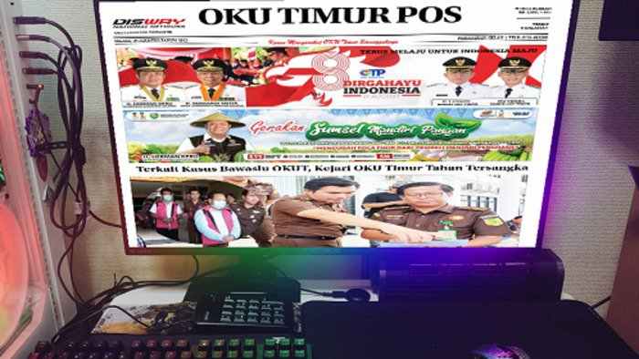Koran Oku Timur Pos Edisi, Selasa 29 Agustus 2023