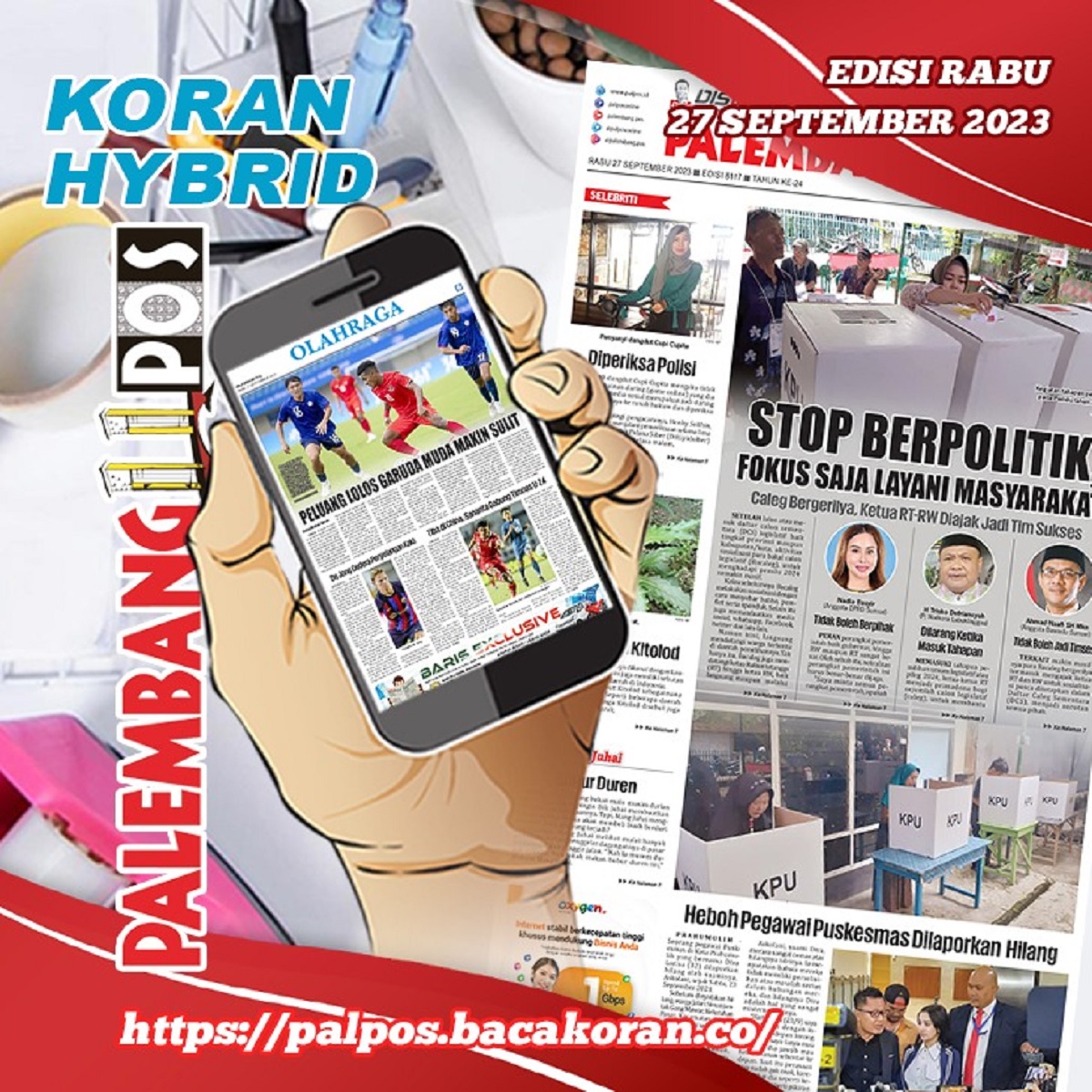 Koran Palembang Pos Edisi Rabu 27 September 2023