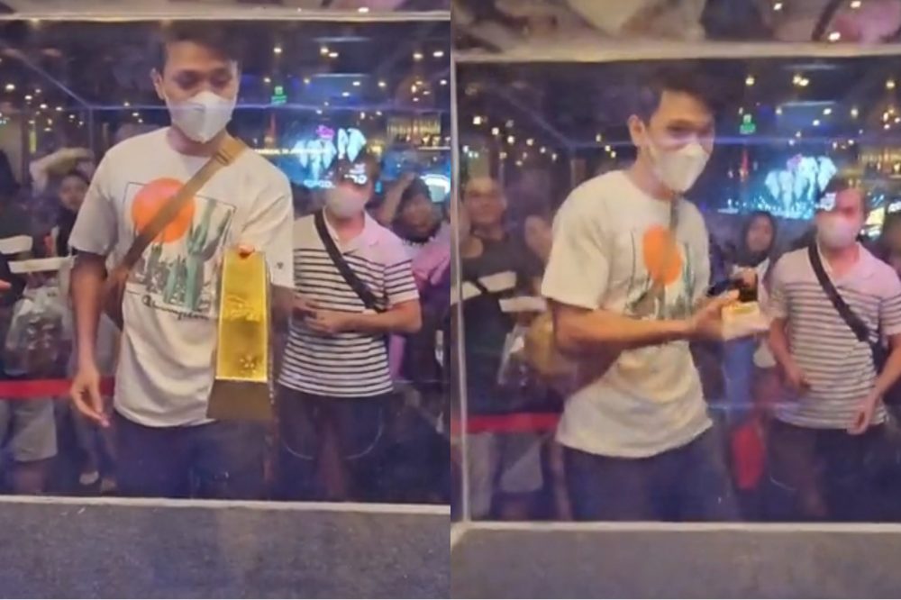 Auto Sultan!! Viral Seorang Pria Berhasil Keluarkan Emas Batangan 7 Kg di PRJ