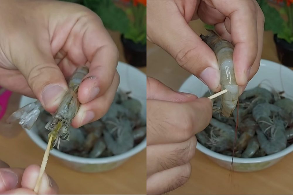 Tips Tricks Cukup 3 Detik, Membersihkan Udang Dengan Cepat ini Caranya