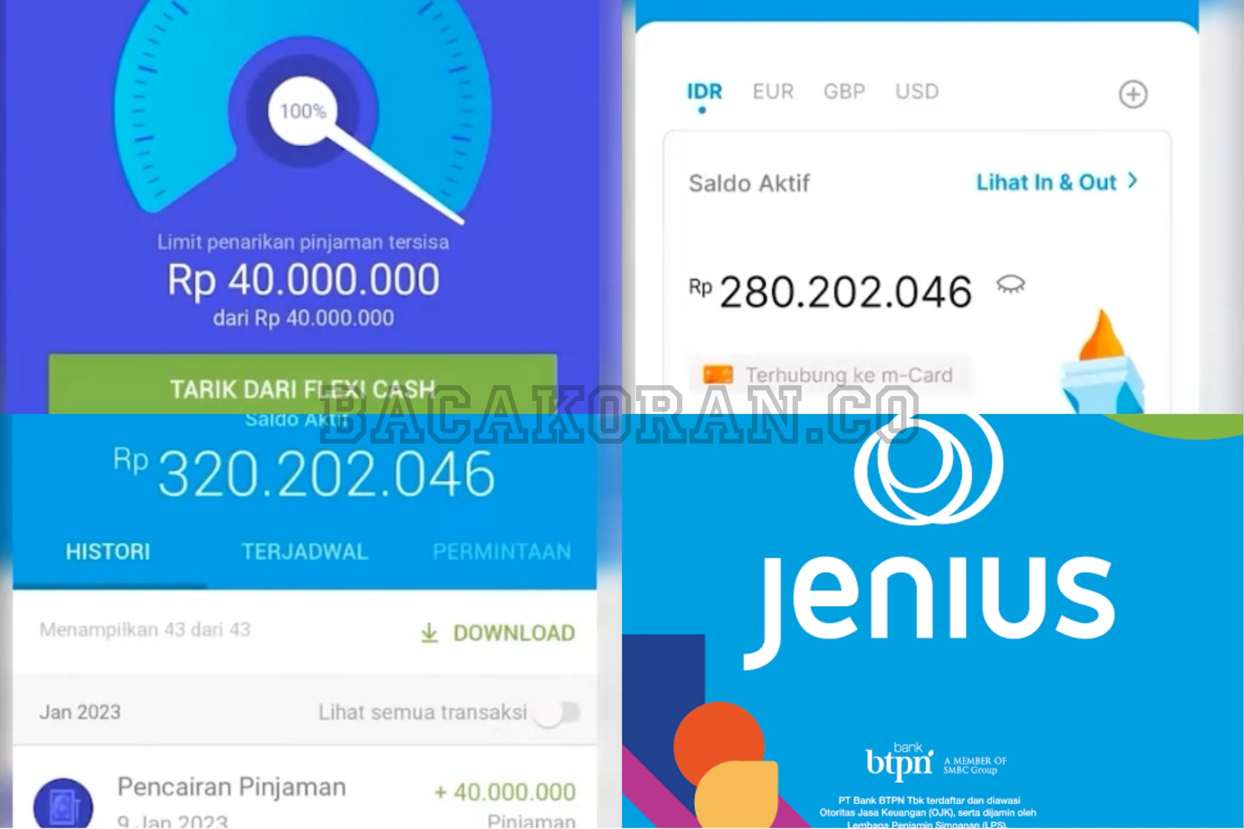 Pengajuan Online Flexi Cash Jenius Limit Rp 200 Juta, Bunga Rendah Pencairan Cepat ini Syaratnya