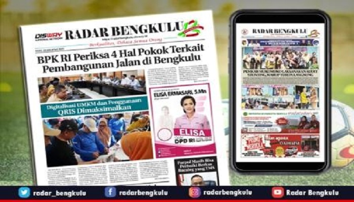 Koran Radar Bengkulu Edisi, Rabu 23 Agustus 2023