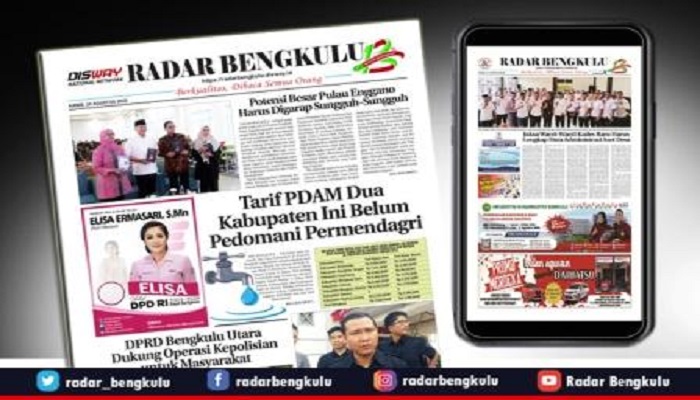 Koran Radar Bengkulu Edisi, Kamis 24 Agustus 2023