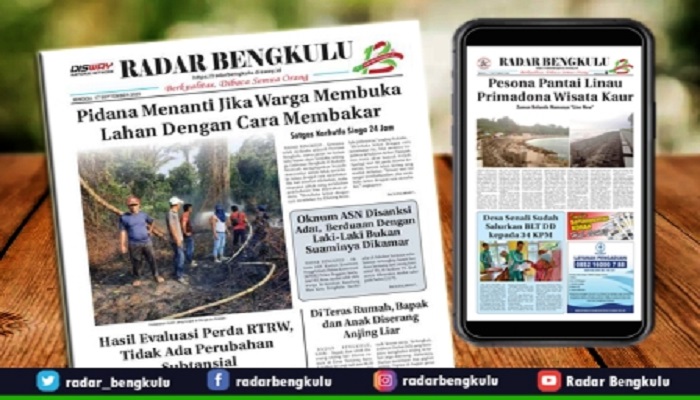 Koran Radar Bengkulu Edisi Minggu, 17 September 2023