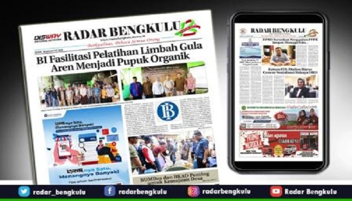 Koran Radar Bengkulu Edisi, Minggu  10 September 2023