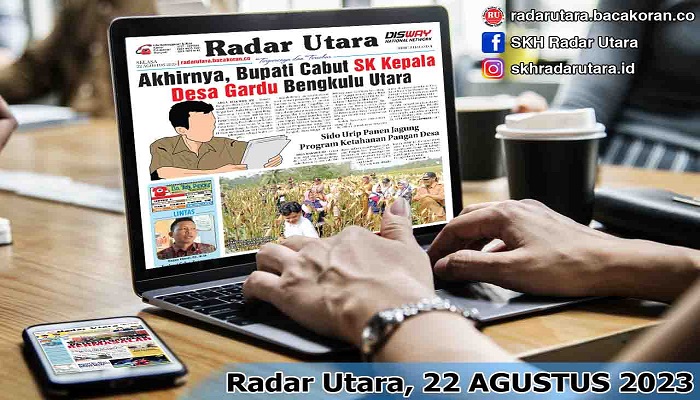 Koran Radar Utara Edisi, Selasa 05 September 2023