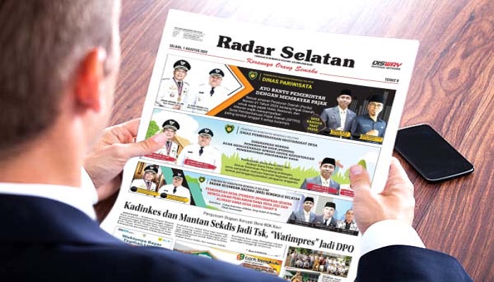 Koran Radar Selatan Edisi, Sabtu 05 Agustus 2023