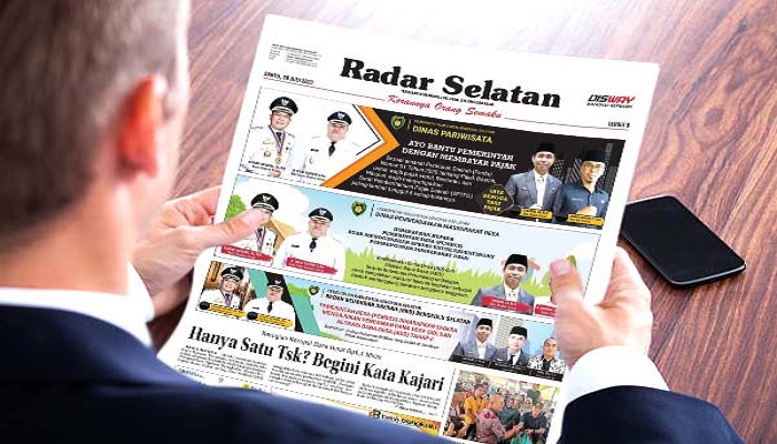 Koran Radar Selatan Edisi, Sabtu 29 Juli 2023