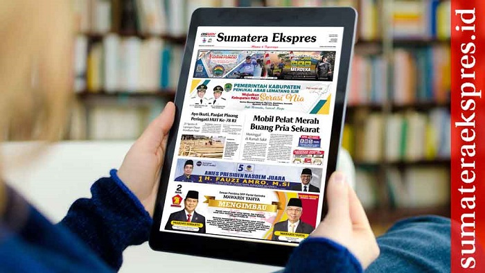 Koran Sumatera Ekspres Edisi, Minggu 13  Agustus 2023