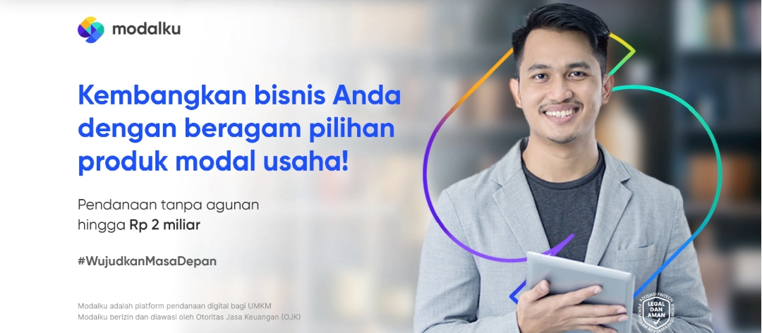 Berizin OJK, Pinjaman Online Modalku Sampai Rp 2 Miliar Bunga Rendah Tenor Jangka Panjang